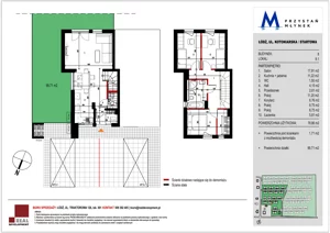 4 pokoje, mieszkanie 78,79 m², parter, oferta nr 8.1, Przystań Młynek, Łódź, Górna, Dąbrowa, ul. Kotoniarska/ Startowa