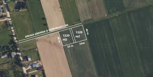 Działka 1 320,00 m², Lipina, Sprzedaż