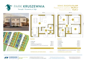 Dom 90,70 m², oferta nr Pn.1/6P, Park Kruszewnia etap 3, Kruszewnia, ul. Białowieska