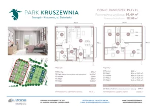 Dom 99,49 m², oferta nr C/Pd.2/2L, Park Kruszewnia, Kruszewnia, ul. Białowieska
