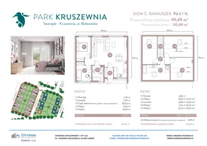 Dom 99,49 m², oferta nr C/Pd.3/1L, Park Kruszewnia, Kruszewnia, ul. Białowieska
