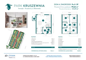 Dom 99,62 m², oferta nr A/Pn.3/2P, Park Kruszewnia, Kruszewnia, ul. Białowieska