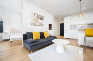 Mieszkanie dwupokojowe 38,07 m², Kraków, Podgórze, Nadwiślańska, Wynajem