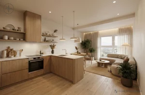 Mieszkanie czteropokojowe 71,49 m², Kraków, Bieżanów-Prokocim, Andrzeja Badurskiego, Sprzedaż