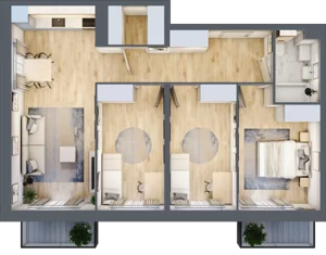 4 pokoje, mieszkanie 74,05 m², piętro 1, oferta nr LBK1M21, Lipa Piotrowska, Wrocław, Lipa Piotrowska, Psie Pole, ul. Szałwiowa 6