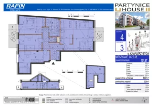 4 pokoje, mieszkanie 98,37 m², piętro 3, oferta nr O.2.3.08, Partynice House II, Wrocław, Krzyki-Partynice, Krzyki, ul. Kawalerzystów