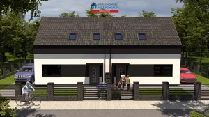 Dom bliźniak 77,27 m², Wałcz, Sprzedaż