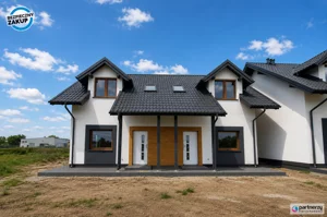 Dom bliźniak 72,96 m², Kolnik, Różana, Sprzedaż