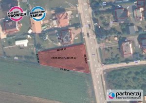 Działka 1 055,00 m², Mieroszyno, Sprzedaż