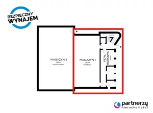 Magazyn 320,00 m², Gdańsk, Letnica, Wynajem