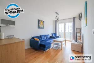 Mieszkanie dwupokojowe 38,14 m², Gdańsk, Jasień, Eugeniusza Węgrzyna, Wynajem
