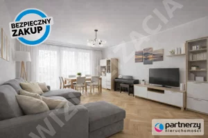 Mieszkanie trzypokojowe 63,74 m², Gdańsk, Wrzeszcz, Partyzantów, Sprzedaż