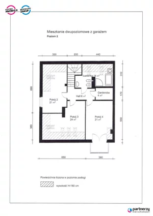 Mieszkanie pięciopokojowe 157,50 m², Gdańsk, Osowa, Jednorożca, Sprzedaż