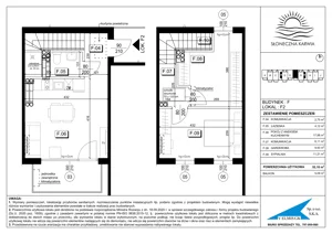 3 pokoje, mieszkanie 52,10 m², piętro 1, oferta nr F2, Słoneczna Karwia, Karwia, ul. Relaksowa 14