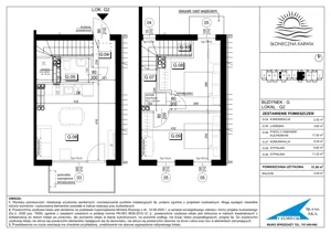 3 pokoje, mieszkanie 51,86 m², piętro 1, oferta nr G2, Słoneczna Karwia, Karwia, ul. Relaksowa 14