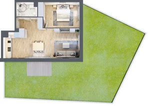 2 pokoje, apartament inwestycyjny 48,67 m², piętro 1, oferta nr MN27, Apartamenty Wypoczynkowa, Jastrzębia Góra, ul. Wypoczynkowa