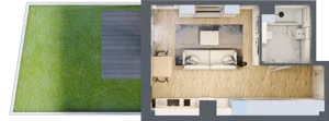 1 pokój, apartament inwestycyjny 28,16 m², piętro 1, oferta nr MN29, Apartamenty Wypoczynkowa, Jastrzębia Góra, ul. Wypoczynkowa