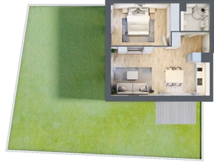 2 pokoje, apartament inwestycyjny 42,00 m², piętro 1, oferta nr MN28, Apartamenty Wypoczynkowa, Jastrzębia Góra, ul. Wypoczynkowa