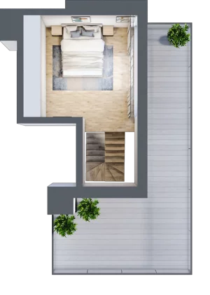 2 pokoje, apartament inwestycyjny 56,19 m², piętro 3, oferta nr MN59, Apartamenty Wypoczynkowa, Jastrzębia Góra, ul. Wypoczynkowa