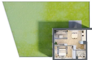 2 pokoje, apartament inwestycyjny 41,31 m², piętro 1, oferta nr MN17, Apartamenty Wypoczynkowa, Jastrzębia Góra, ul. Wypoczynkowa