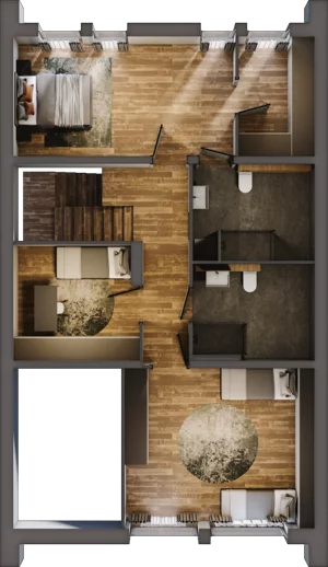Dom 140,17 m², oferta nr 1, Zielony Zakątek, Minoga