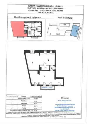 4 pokoje, apartament 105,38 m², piętro 5, oferta nr WS-B1-LM-M.5.23, Wilda Story, Poznań, Wilda, Wilda, ul. 28 Czerwca 1956 r. 156