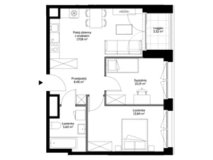 3 pokoje, apartament 55,19 m², piętro 5, oferta nr B0508, Mazowiecka 21, Kraków, Krowodrza, Łobzów, Mazowiecka 21