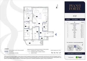 5 pokoi, apartament 91,00 m², piętro 5, oferta nr PF-M-05.037, PianoForte, Warszawa, Mokotów, Sielce, ul. Zajączkowska 3