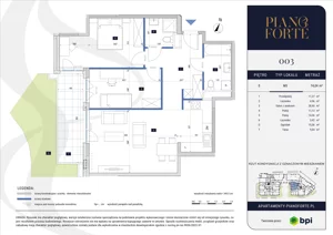 3 pokoje, apartament 74,04 m², parter, oferta nr PF-M-00.003, PianoForte, Warszawa, Mokotów, Sielce, ul. Zajączkowska 3