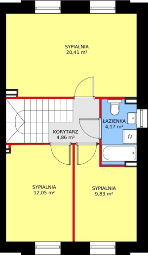 Dom 96,03 m², oferta nr 7B, Osiedle SLOW LIFE, Łomianki, ul. Spokojna/Wyjątkowa