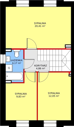 Dom 95,84 m², oferta nr 8A, Osiedle SLOW LIFE, Łomianki, ul. Spokojna/Wyjątkowa