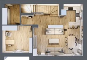 Dom 110,44 m², oferta nr 1, Kozacki Zakątek, Białystok, Zawady, ul. Bohuna
