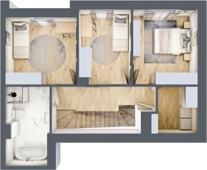 Dom 110,44 m², oferta nr 4, Kozacki Zakątek, Białystok, Zawady, ul. Bohuna