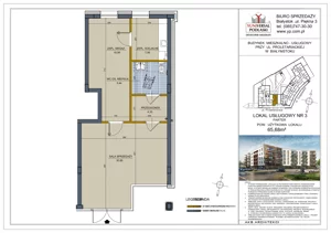 Lokal użytkowy 65,68 m², oferta nr U3, Perła Śródmieścia - lokale użytkowe, Białystok, Centrum, ul. Proletariacka