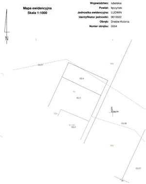 Działka 2 500,00 m², Dratów, Sprzedaż