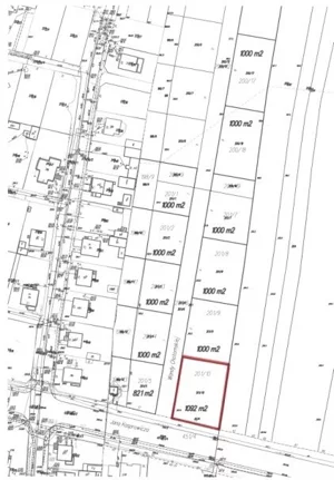 Działka 1 092,00 m², Zgierz, Jana Kasprowicza, Sprzedaż