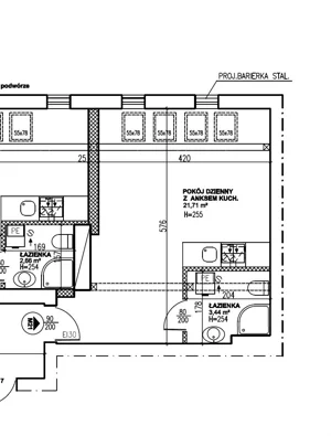Mieszkanie jednopokojowe 25,15 m², Szczecin, Śródmieście, Jagiellońska, Sprzedaż