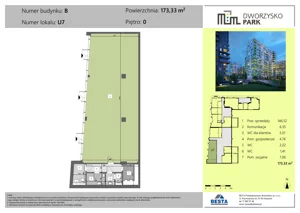 Lokal użytkowy 173,33 m², oferta nr B.U7, Dworzysko Park - lokale użytkowe, Rzeszów, Przybyszówka, ul. Technologiczna