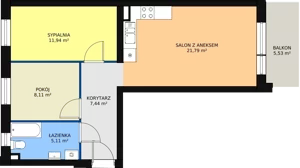 3 pokoje, mieszkanie 54,39 m², parter, oferta nr 5/M1, Cukrownia Apartamenty - Etap III, Szczecin, Zachód, Gumieńce, ul. Floriana Krygiera