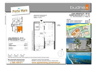 2 pokoje, apartament 105,66 m², piętro 11, oferta nr C/47, Porta Mare Wellness & Spa, Dziwnówek, ul. Wolności