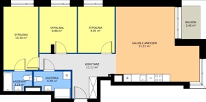 4 pokoje, mieszkanie 84,58 m², piętro 1, oferta nr 24A/46, Osiedle Omulewska, Warszawa, Praga Północ, Grochów, ul. Omulewska 24