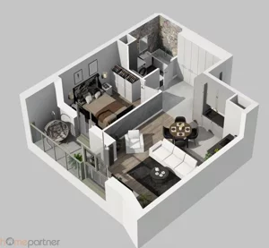 Mieszkanie dwupokojowe 44,10 m², Wrocław, Psie Pole-Zawidawie, Psie Pole, Kleczkowska, Sprzedaż
