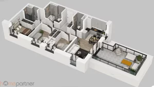 Mieszkanie czteropokojowe 71,40 m², Wrocław, Psie Pole-Zawidawie, Psie Pole, Kleczkowska, Sprzedaż