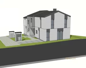 Dom bliźniak 105,21 m², Ochojno, Sprzedaż