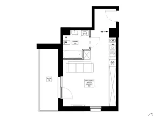 Mieszkanie jednopokojowe 31,00 m², Warszawa, Bemowo, al. Powstańców Śląskich, Sprzedaż