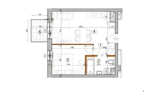 Mieszkanie dwupokojowe 34,00 m², Warszawa, Rembertów, Chełmżyńska, Sprzedaż