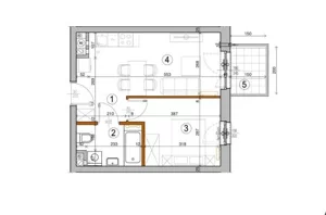 Mieszkanie dwupokojowe 32,00 m², Warszawa, Rembertów, Chełmżyńska, Sprzedaż