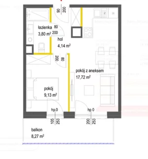 Mieszkanie dwupokojowe 37,00 m², Warszawa, Włochy, Łopuszańska, Sprzedaż