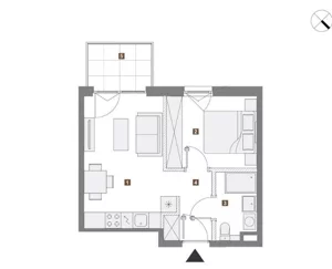 Mieszkanie dwupokojowe 32,00 m², Warszawa, Targówek, Wierna, Sprzedaż