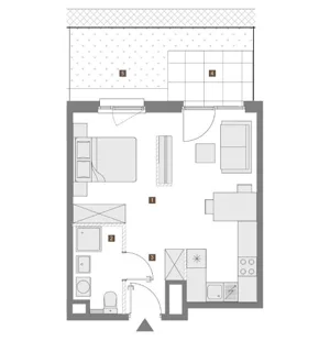 Mieszkanie dwupokojowe 35,00 m², Warszawa, Targówek, Wierna, Sprzedaż